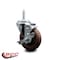 Service Caster 4 Inch High Temp Glass Filled Nylon 58 Inch Threaded Stem Caster with Brake SCC-TS20S414-GFNSHT-TLB-58212 - alternate 3